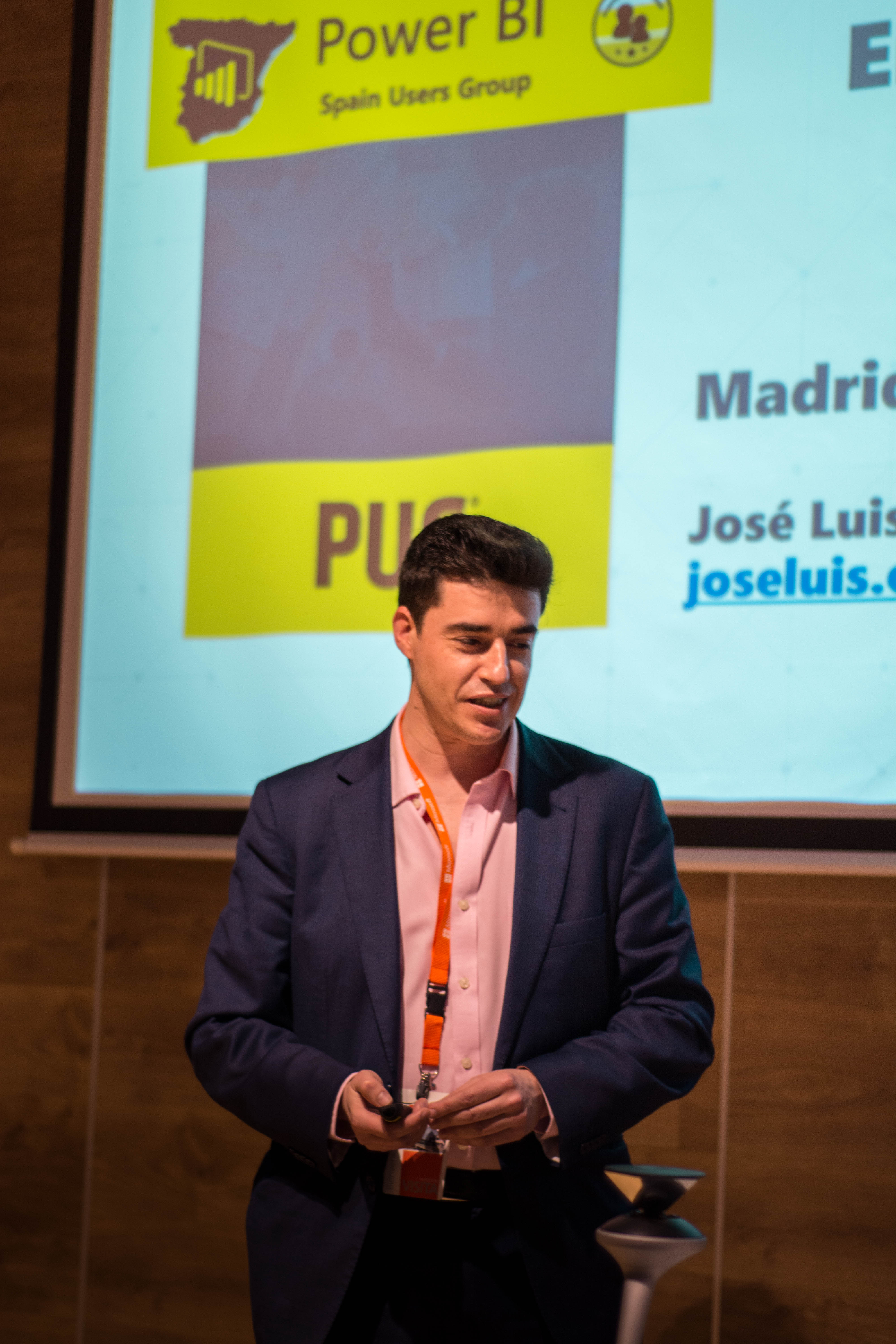 Presentación de D. José Luis Cano Consultor senior y formador de BI en NEXT-STEP CONSULTORES
